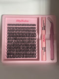 LILY LASHES -  Kit de faux cils avec 240 cils (colle + fixateur + pince) inclus 🩷
